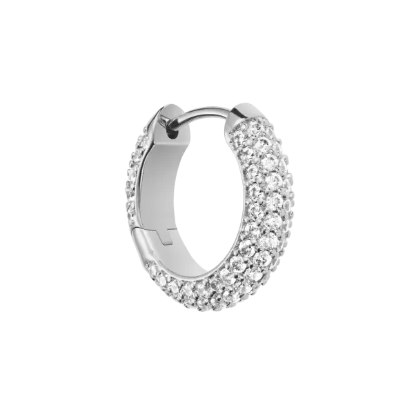 Bông tai Pavé Crystal - Bạc