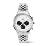Đồng hồ Iconic Chronograph Arch 5-Link Off- White Panda - Bạc