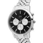 Đồng hồ Iconic Chronograph Arch 5-Link Onyx Panda - Bạc
