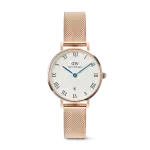 Đồng hồ Petite Roman Numerals Date - Vàng hồng